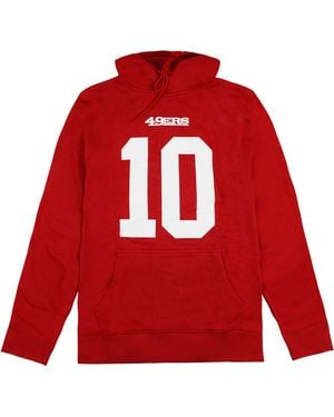 Fanatics Nfl San Francisco 49Ers Jimmy Garoppolo 10 Hoodie - Red