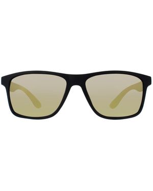 Smarty Rechthoek Mat Zwart Rubber Geel Brons Blauw Flash Sa2306