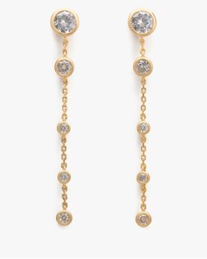 Kate Spade Linear Earrings - White