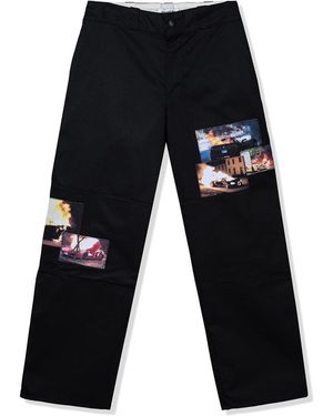 ANTI SOCIAL SOCIAL CLUB Anti Social Club Assc Burnout Work Trousers - Black
