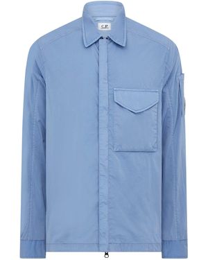 C.P. Company Chrome-R Zip Overshirt - Blue