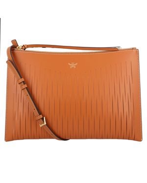 MCM Aren Crossbody Bag Medium - Brown