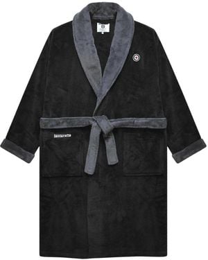 Lambretta Luxury Aw25 Dressing Gown /Iron) - Black