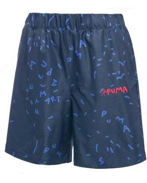PUMA X Shantell Martin Shorts Aop Trousers 575479 50 - Blue