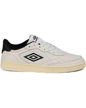 Umbro Clayton Leather/Pastel/ Trainers - White