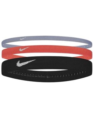 Nike Flex Classic Headband (Pack Of 3) Blend) - Red