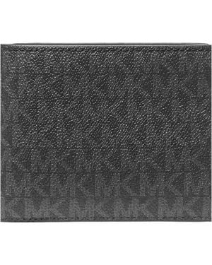 Michael Kors Wallet Credit Card Holder Bifold Gift Box - Black