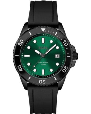 BOSS Ace Watch 1513915 Material_Silicone - Green