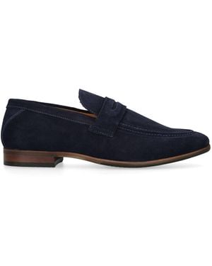 KG by Kurt Geiger Suede Freddy Loafers - Blue