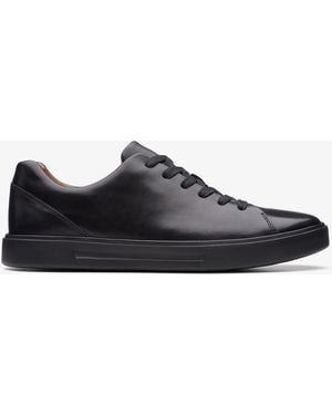 Clarks Un Costa Lace Trainers Leather - Black