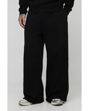 BoohooMAN Tall Basic Extreme Wide Leg Joggers - Black