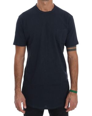 Daniele Alessandrini Cotton Crewneck T-Shirt - Blue