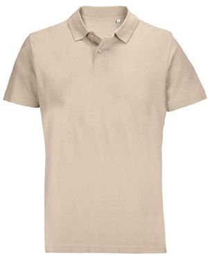 Sol's Adult Pulse Pique Polo Shirt (Linen) - Natural