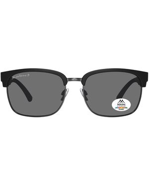 Montana Round Matte Gunmetal Polarized Mp192 - Grey