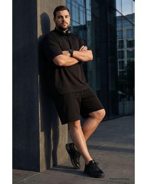 TOMMY LIFE Cotton- Shorts - Black
