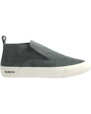 Seavees Huntington Middle Greyboard Suede Shoes Leather - Black