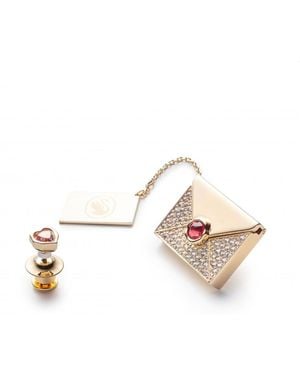 Swarovski 5665842 Ladies Letra Brooch - Metallic