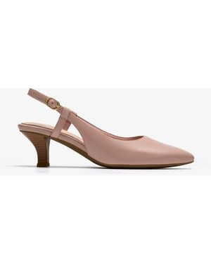 Clarks Kepley Lane Light Lea Shoes - Pink