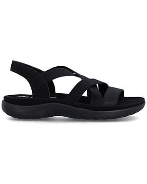 Rieker Franja Comfort Sandals - Black