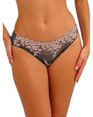 Wacoal Embrace Lace Bikini Brief - Brown