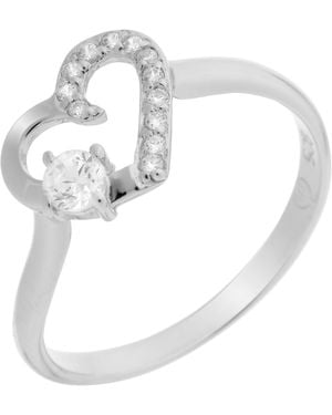 Orphelia 925 Sterling Ring - White