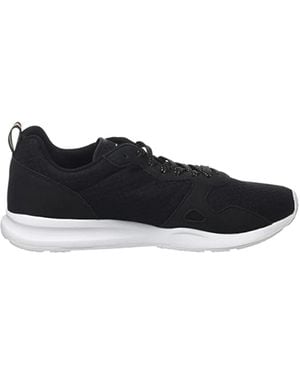 Le Coq Sportif Lcs R600 Feminine Mesh Trainers - Black