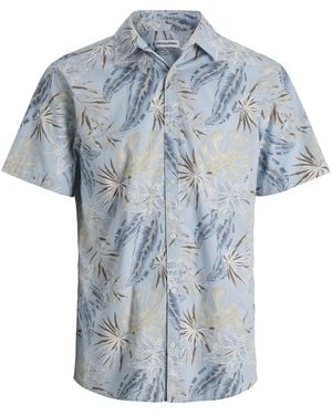 Jack & Jones Short Sleeve Printed Shirt - Blue