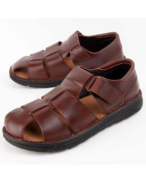 Purapiel Sandal Beira8 Leather - Brown