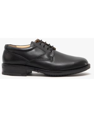Roamer Spencer Lace-Up Gibson Shoes - Black