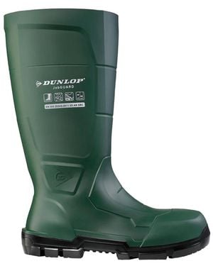 Dunlop Adult Acifort Jobguard Safety Wellington Boots - Green