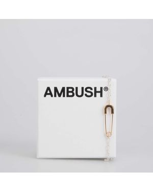 Ambush Safety Pin Bracelet - White