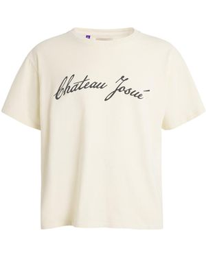 GALLERY DEPT. Chateau Josué Script Logo T-Shirt - White