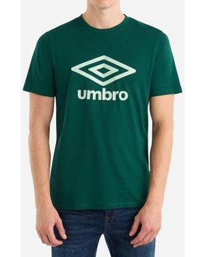 Umbro Stacked Logo T-Shirt (Rainforest) - Green