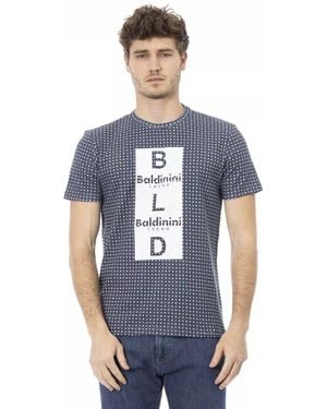 Baldinini Printed Dot Tshirt - Blue