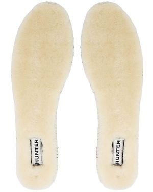 HUNTER Insulated Shearling Insoles Shoes - Natural