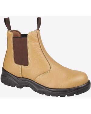 Grafters San Diego Leather Safety Boots - White