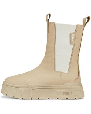 PUMA Mayze Stack Chelsea Boots - Natural