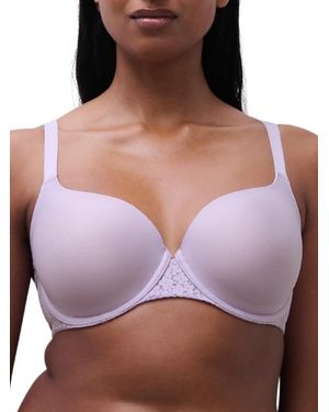 Chantelle Norah Covering T-Shirt Bra - Purple