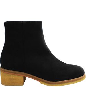 Clarks Amara Crepe Ankle Boots - Black