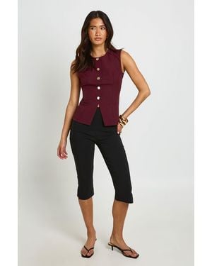 Boohoo Button Trim Detail Tailored Waistcoat