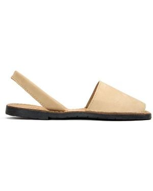 Sole Macaw Nubuck Menorcan Sandals - Natural