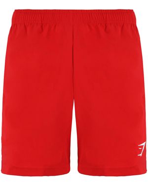 GYMSHARK Sport Rood Korte Broek