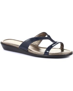Jones Bootmaker Klevina Leather Sandals - Blue