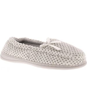 Strollers Fluffy Slippers Malia Slip On Textile - White
