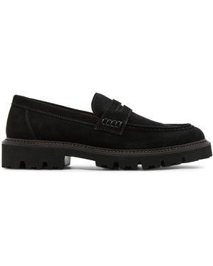 Steve Madden Suede Noordin 015 Loafers - Black