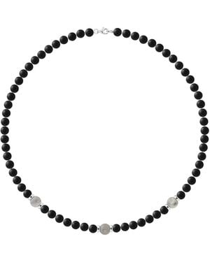 Rodney & Rolf Necklace Sterling 925 Oxford - Black