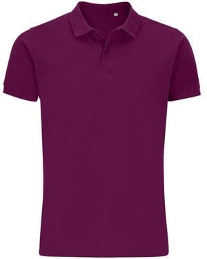 Sol's Planet Piqué Organic Polo Shirt (Astral) - Purple