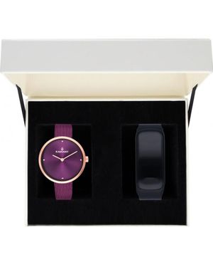 Radiant Ra463203T Ladies Watch Gift Set - Black