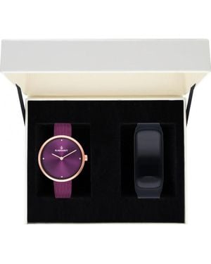 Radiant Ra463203T Ladies Watch Gift Set - Black