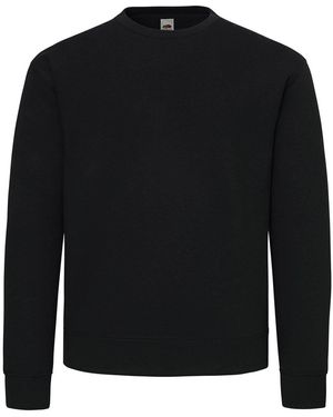 Fruit Of The Loom Adult Supercotton Sweatshirt - Black